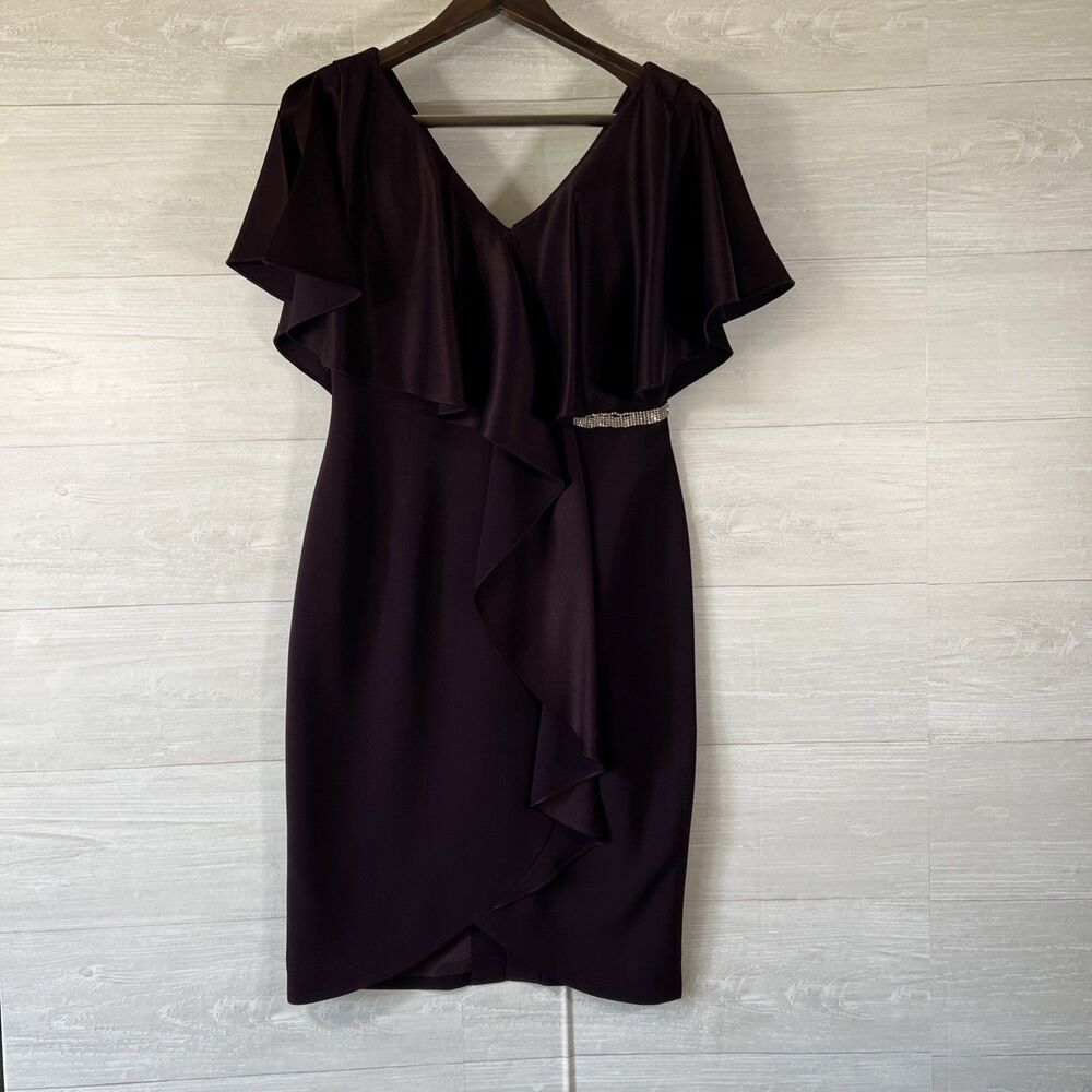 Daymor Couture Purple Party Dress Size 6
